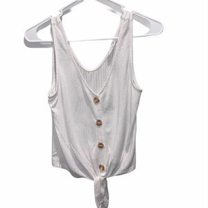 White Button Down Top